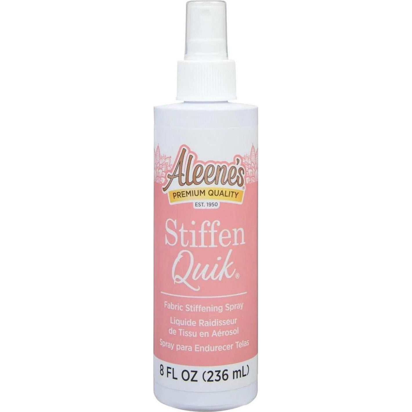 Aleene's 15581 Stiffen-Quick Fabric Stiffening Spray 8oz,Original Version, Packaging May Vary,017754155818