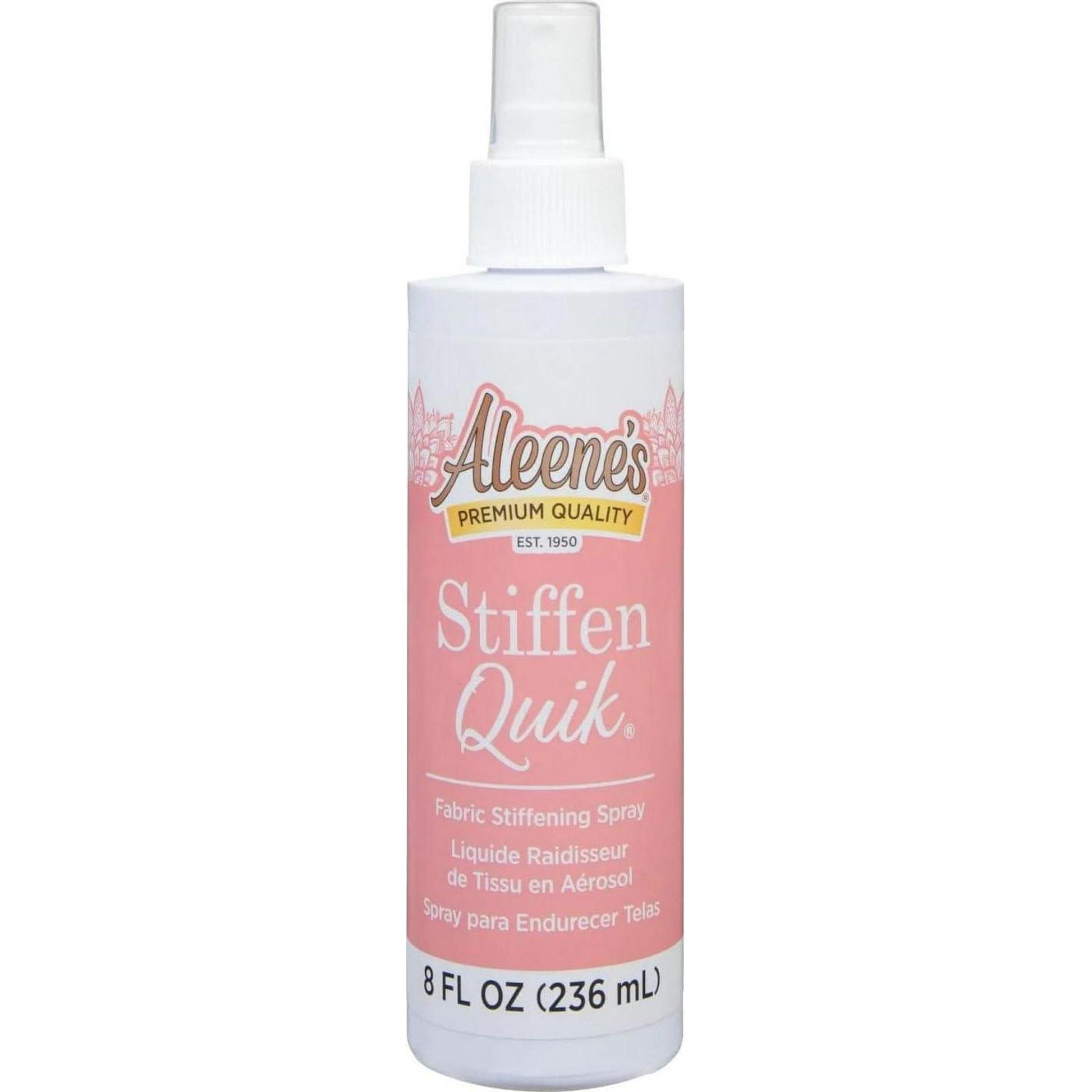 Aleene's 15581 Stiffen-Quick Fabric Stiffening Spray 8oz,Original Version, Packaging May Vary,017754155818
