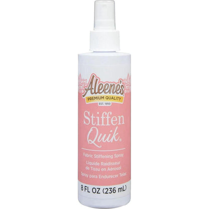 Aleene's 15581 Stiffen-Quick Fabric Stiffening Spray 8oz,Original Version, Packaging May Vary,017754155818