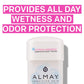 Almay Deodorant For Women, Gel Antiperspirant, Hypoallergenic, Dermatologist Tested For Sensitive Skin, Fragrance Free, 2.25 Oz,