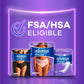 Always Discreet Incontinence & Postpartum Underwear for Women, Small/Medium, Maximum Protection, 32 Count