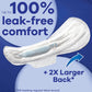 Always Maxi Overnight Pads With Wings, Size 5, Extra Heavy Overnight, Unscented, 72 Count,