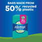 Always Ultra Thin Feminine Pads, Regular Absorbency, Size 1 with Wings, Unscented, 46 Count