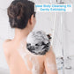 AmazerBath AmazerBath Loofah Sponge 75g/Piece, Loofah For Men Body Scrubber - Bath Sponge Loofa Set Of 4 Black (Large)