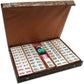 American Mahjong Game Set 166 White Engraved Tiles For Western Mah Jong, Mah Jongg Play With Traveler Size Carrying Case, Dices, Chips, Manual,Win Indicator. / Racks And Pushers Not Included,