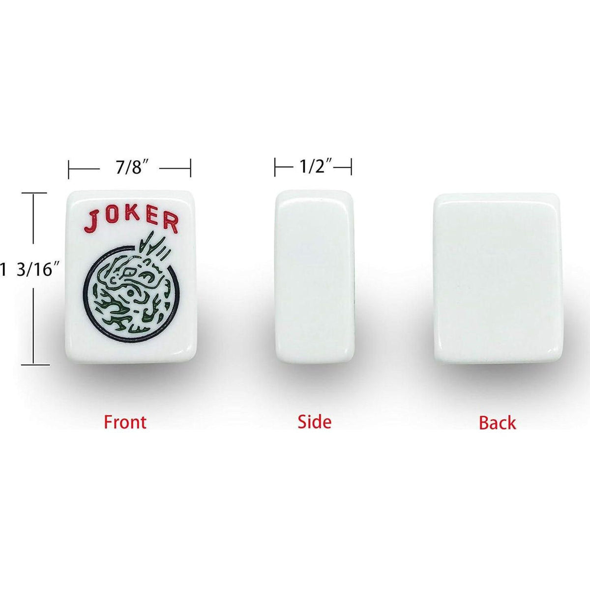 American Mahjong Game Set 166 White Engraved Tiles For Western Mah Jong, Mah Jongg Play With Traveler Size Carrying Case, Dices, Chips, Manual,Win Indicator. / Racks And Pushers Not Included,