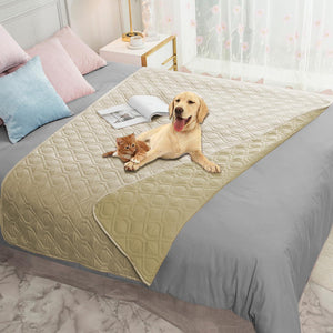 Ameritex Waterproof Dog Bed Cover & Reversible Pet Blanket for Furniture, Bed, Couch & Sofa Protection, Keeps Pets Comfortable & Your Furniture Clean