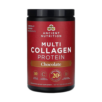 Ancient Nutrition Multi Collagen Chocolate Protein Powder 472g