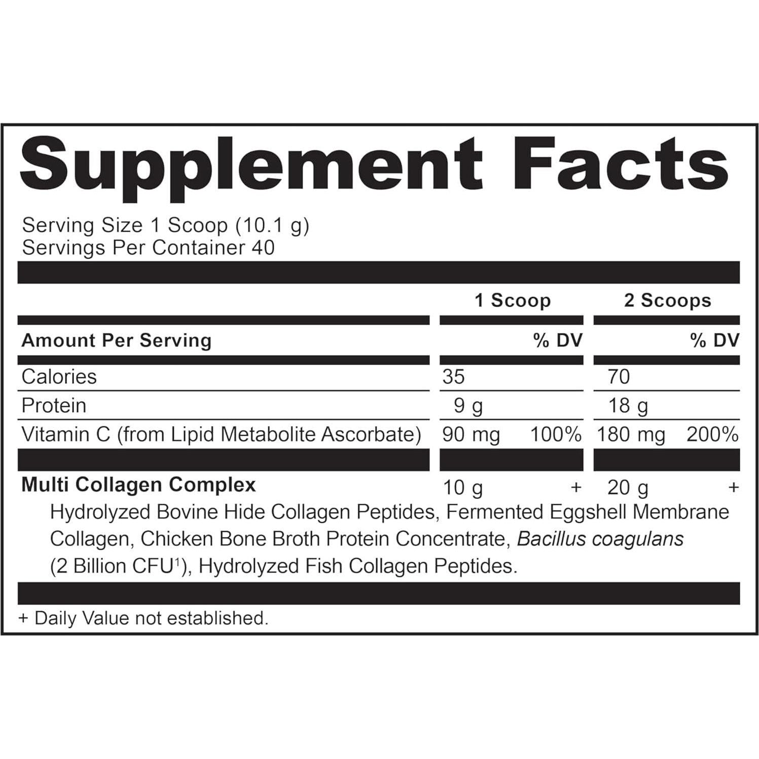 Ancient Nutrition Collagen Powder Protein With Probiotics, Multi Collagen Protein With Vitamin C, Hydrolyzed Collagen Peptides Supports Skin And Nails, Gut Health (40 Servings, Unflavored),816401020383