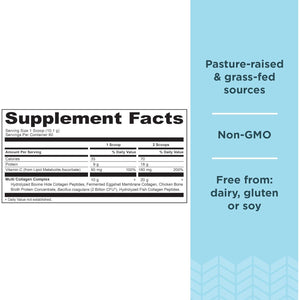 Ancient Nutrition Collagen Powder Protein With Probiotics, Multi Collagen Protein, Unflavored, 60 Servings, Hydrolyzed Collagen Peptides Supports Skin And Gut Health, Joint Supplement, 21.38oz,