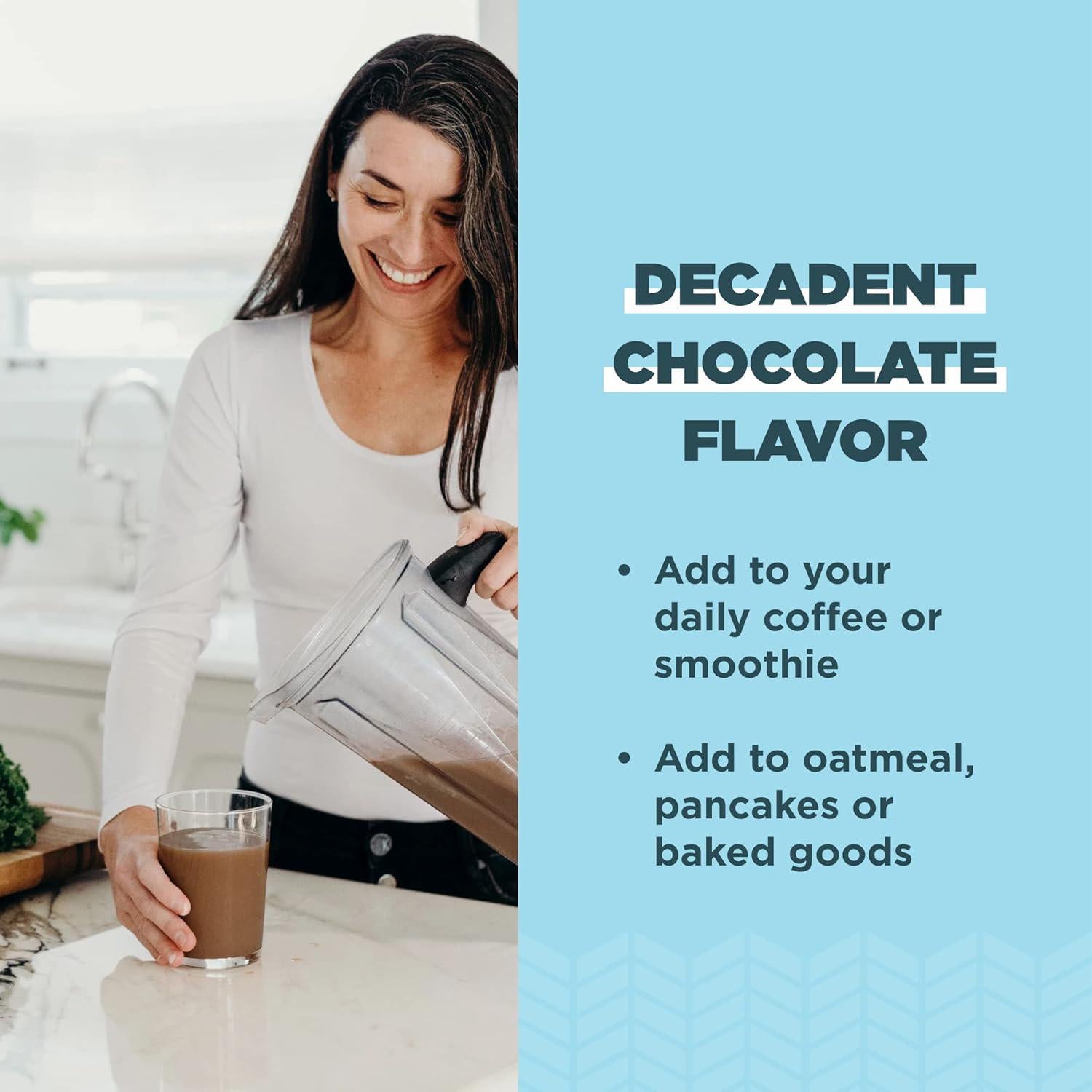 Ancient Nutrition Collagen Powder Protein, Multi Collagen Chocolate Protein Powder, 45 Servings, With Vitamin C, Hydrolyzed Collagen Peptides Supports Skin And Nails, Gut Health, 16.65oz,