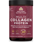Ancient Nutrition Hydrolyzed Collagen Peptides Powder With Probiotics, Unflavored Multi Collagen Protein For Women And Men With Vitamin C, 24 Servings, Supports Skin And Nails, Gut Health, 8.6oz,