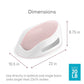 Angelcare Baby Bath Support (Pink) | Ideal For Babies Less Than 6 Months Old,763529313210