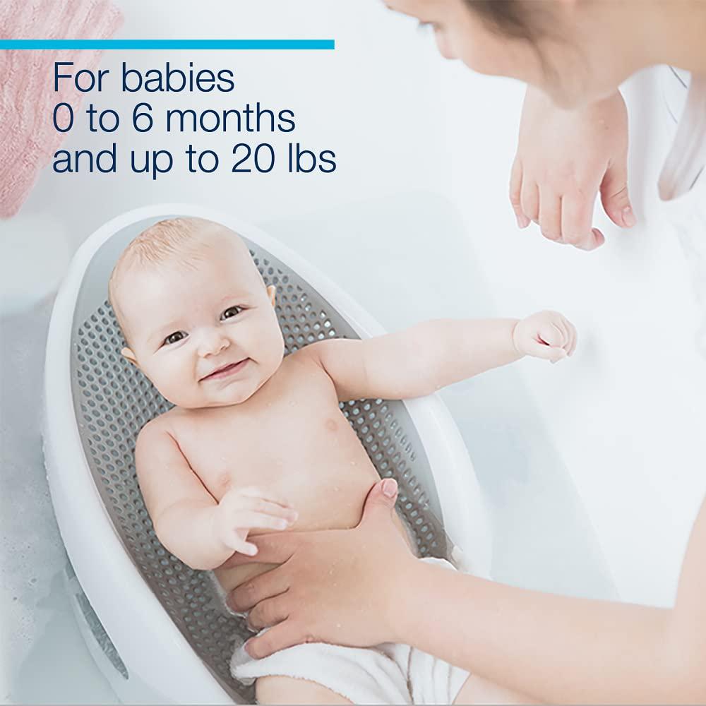 Angelcare Baby Bath Support (Aqua) | Ideal For Babies Less Than 6 Months Old,