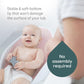 Angelcare Baby Bath Support (Pink) | Ideal For Babies Less Than 6 Months Old,763529313210