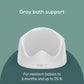 Angelcare Baby Bath Support (Gray) | Ideal For Babies Less Than 6 Months Old,