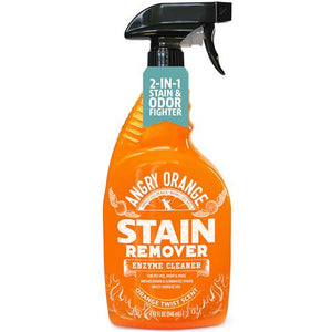 Angry Orange Stain Remover 32 oz Citrus Spray Enzyme Cleaner for Pet Urine Odor and Stains