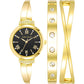 Anne Klein Women's Premium Crystal Accented Bangle Watch Set, AK/2245,Does not Apply