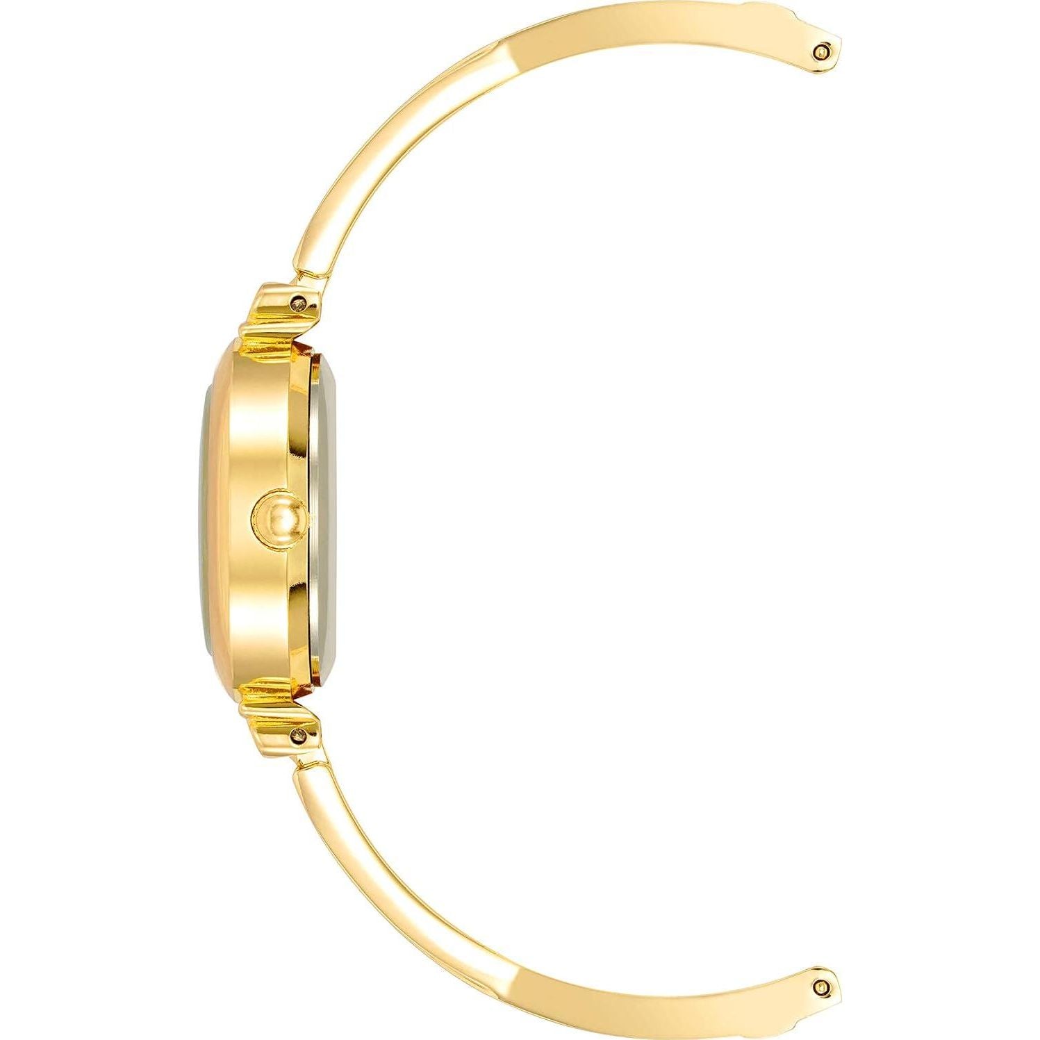 Anne Klein Women's Premium Crystal Accented Bangle Watch Set, AK/2245,Does not Apply