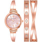 Anne Klein Women's Premium Crystal Accented Bangle Watch Set, AK/2245,Does not Apply