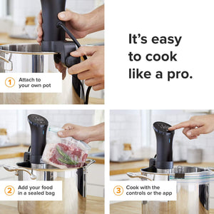 Anova Culinary Sous Vide Precision Cooker 2.0 (WiFi), 1000 Watts,851607006618