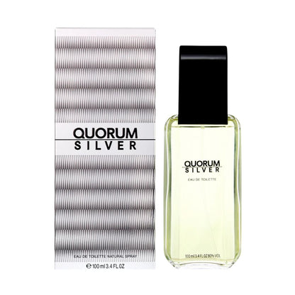 Antonio Puig Quorum Silver Eau De Toilette For Him 100ml