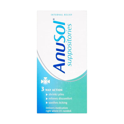 Anusol Suppositories Internal Relief 12 Count