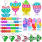 Aowrebu 117 Piece Kids Party Favors Set Pop Fidget Toys Treasure Chest Prizes for Ages 4 12