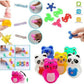 Aowrebu 117 Piece Kids Party Favors Set Pop Fidget Toys Treasure Chest Prizes for Ages 4 12