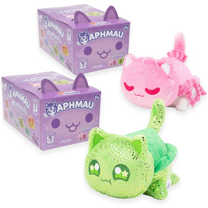 Aphmau Mini Mystery 6 Plush - Under The Sea Series 5-2 Pack; YouTube Gaming Channel, Blind Box, 2 Of 8 Unique Possible Under The Sea MeeMeows, Official Merch,