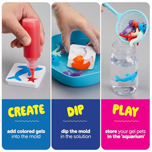 Aqua Fairy DIY Water Gel Squishy Maker Kit for Kids Creative Craft Toy Set