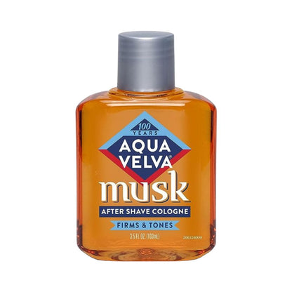 Aqua Velva Musk After Shave Cologne Firms & Tones 103ml