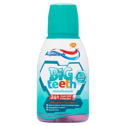 Aquafresh Big Teeth Mouthwash For Kids 6-8 Years 300ml