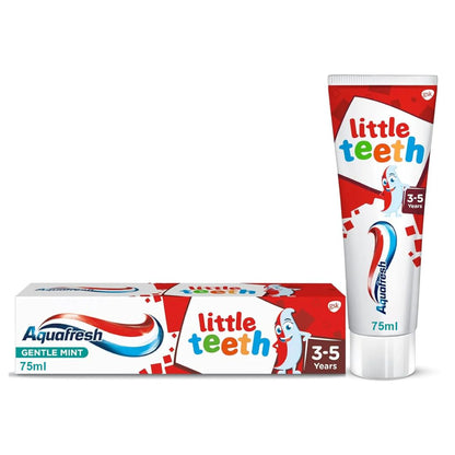 Aquafresh Little Teeth Gentle Mint Toothpaste For Kids 3-5 Years,5054563011183