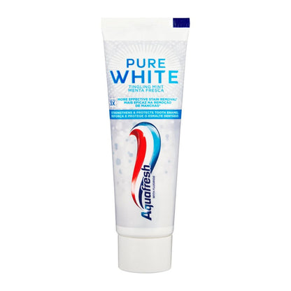 Aquafresh Pure White Tingling Mint Toothpaste 75ml