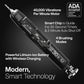 Aquasonic Aquasonic Black Series Ultra Whitening Toothbrush ADA Accepted Electric Toothbrush- 8 Brush Heads And Travel Case 40,000 VPM Electric Motor And Wireless Charging - 4 Modes W Smart Timer
