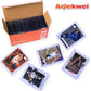 Arjiekwei 100 Count 3x4 Card Top Loaders Hard Plastic Protectors for Sports and Trading Cards