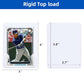 Arjiekwei 100 Count 3x4 Card Top Loaders Hard Plastic Protectors for Sports and Trading Cards