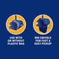 Arm and Hammer Pooper Scooper with Swivel Bin and Rake Includes 2 Scented Waste Bags Black