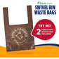 Arm and Hammer Pooper Scooper with Swivel Bin and Rake Includes 2 Scented Waste Bags Black