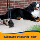 Arm and Hammer Pooper Scooper with Swivel Bin and Rake Includes 2 Scented Waste Bags Black