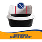 Arm and Hammer High Sided Cat Litter Box with Microban Protection Made in USA