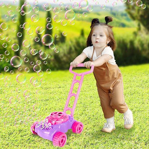 ArtCreativity Bubble Lawn Mower for Toddlers Bubble Machine Summer Outdoor Toy for Ages 1 3