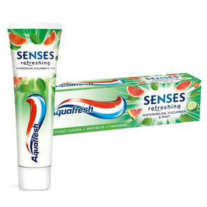 Aquafresh Senses Refreshing Watermelon, Cucumber & Mint Toothpaste 75ml