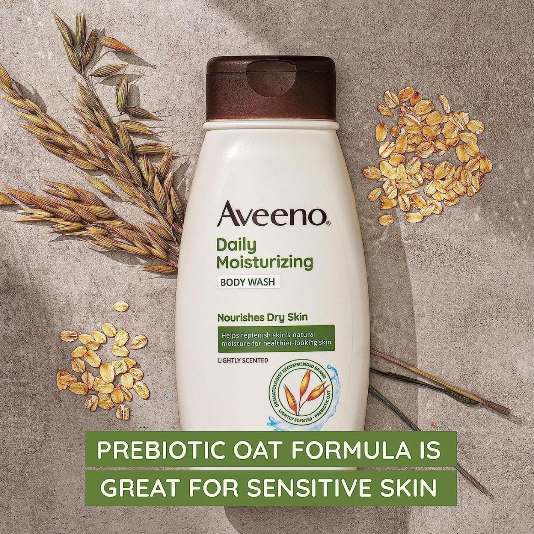 Aveeno Daily Moisturizing Lightly Scented Body Wash Nourishes Dry Skin,381371177516