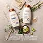 Aveeno Fresh Greens Blend Refresh & Thicken Shampoo & Conditioner 354ml