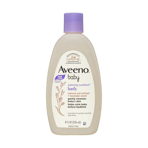 Aveeno Baby Calming Comfort Natural Oat Extract + Lavender Scent Bath Body Wash