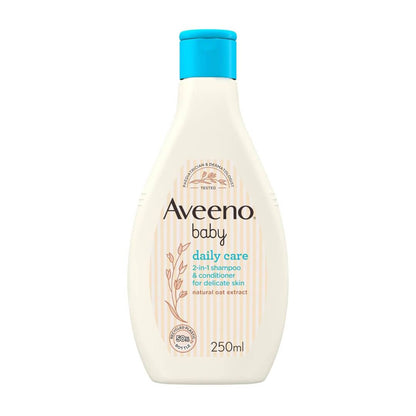 Aveeno Baby Daily Care Natural Oat Extract 2-In-1 Shampoo + Conditioner 250ml