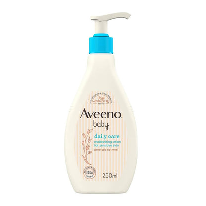 Aveeno Baby Daily Care Prebiotic Oatmeal Moisturising Body Lotion For Sensitive Skin 250ml