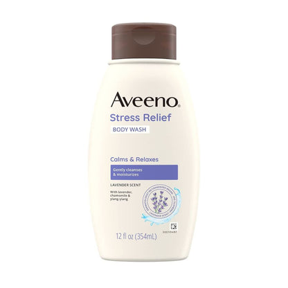 Aveeno Stress Relief Lavender Scent Calms & Relaxes Body Wash